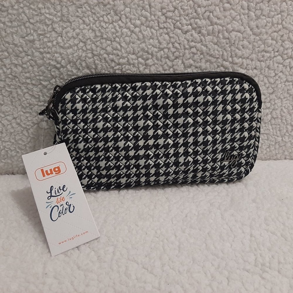 Lug Coupe XL Convertible Crossbody Bag (Micro Houndstooth)